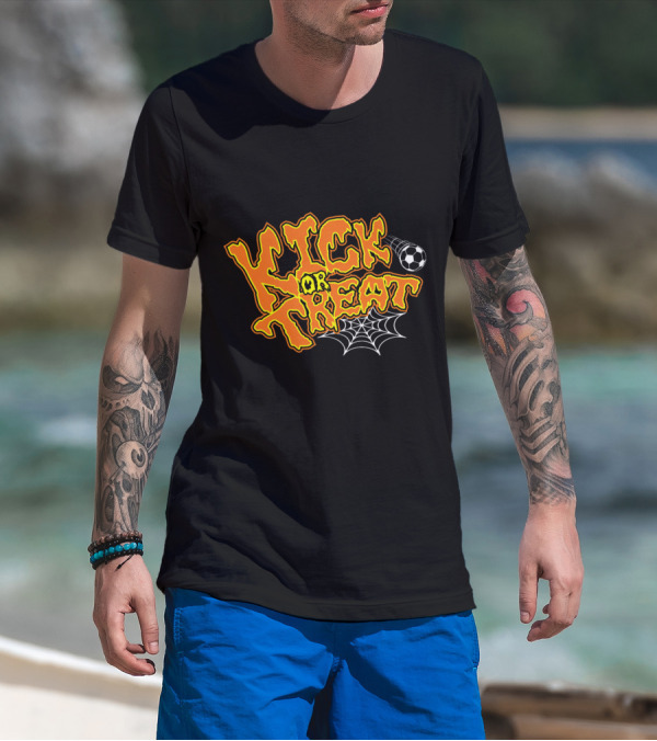 Kick Or Treat Halloween Soccer T-Shirt