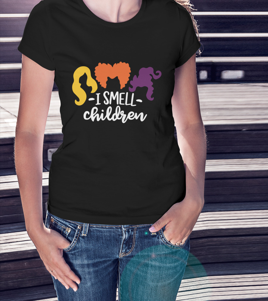I Smell Children Hocus Pocus Sanderson Sisters Hair T-Shirt