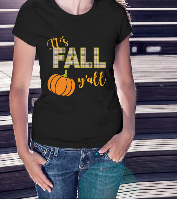 It's Fall Y'all Pumpkin T-Shirt