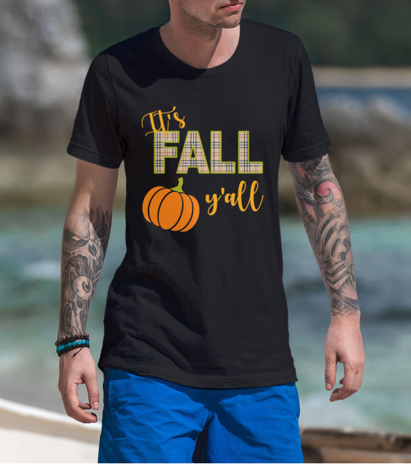 It's Fall Y'all Pumpkin T-Shirt
