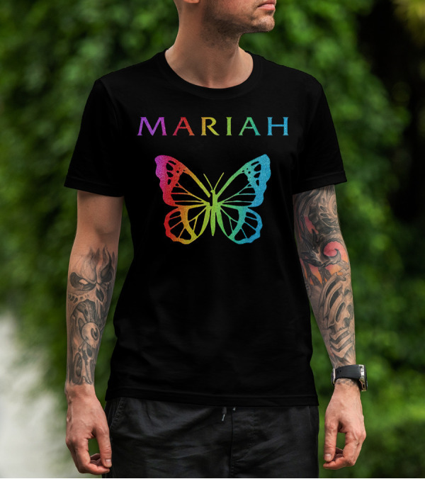 Mariah Carey Butterfly Rainbow Merch T-Shirt