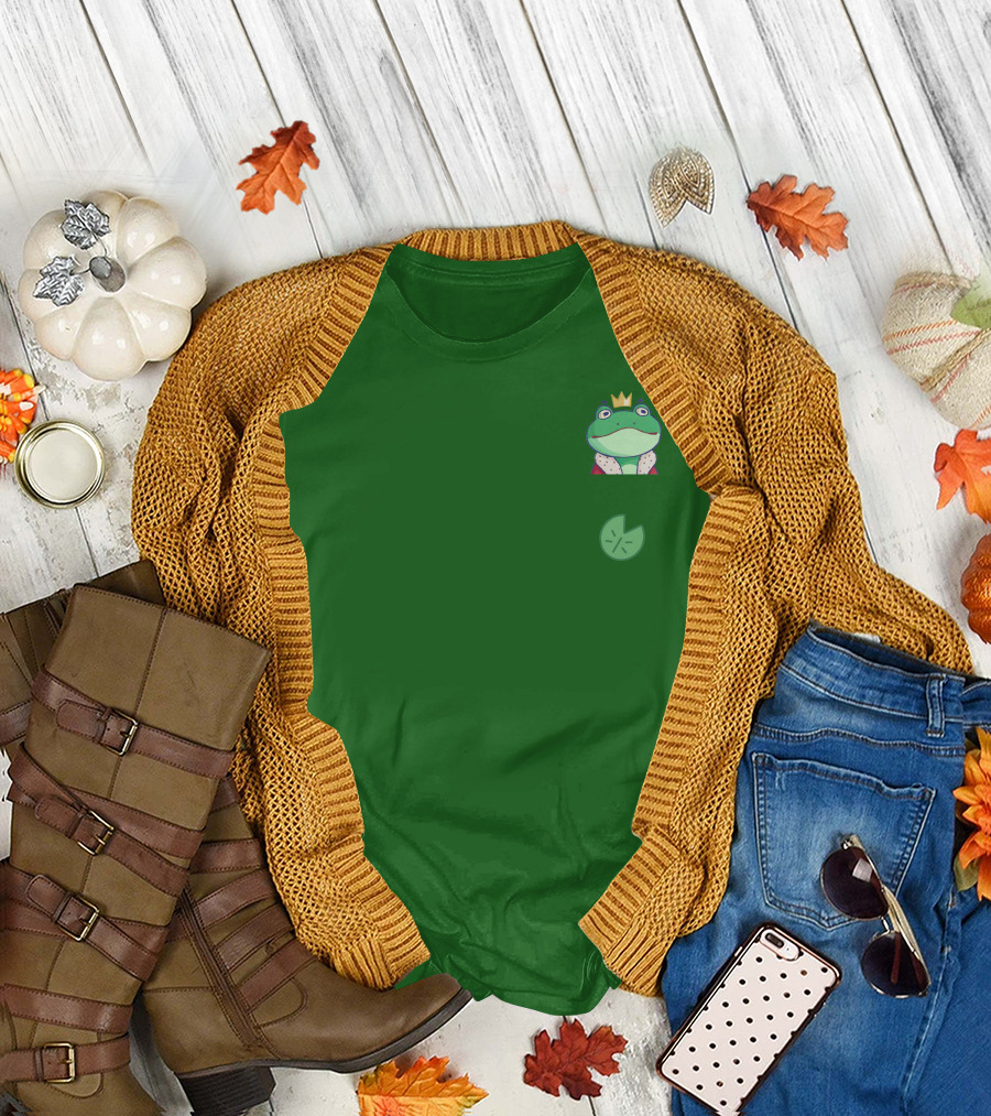 Boomerna Frog King Lily Pad Merch T-Shirt