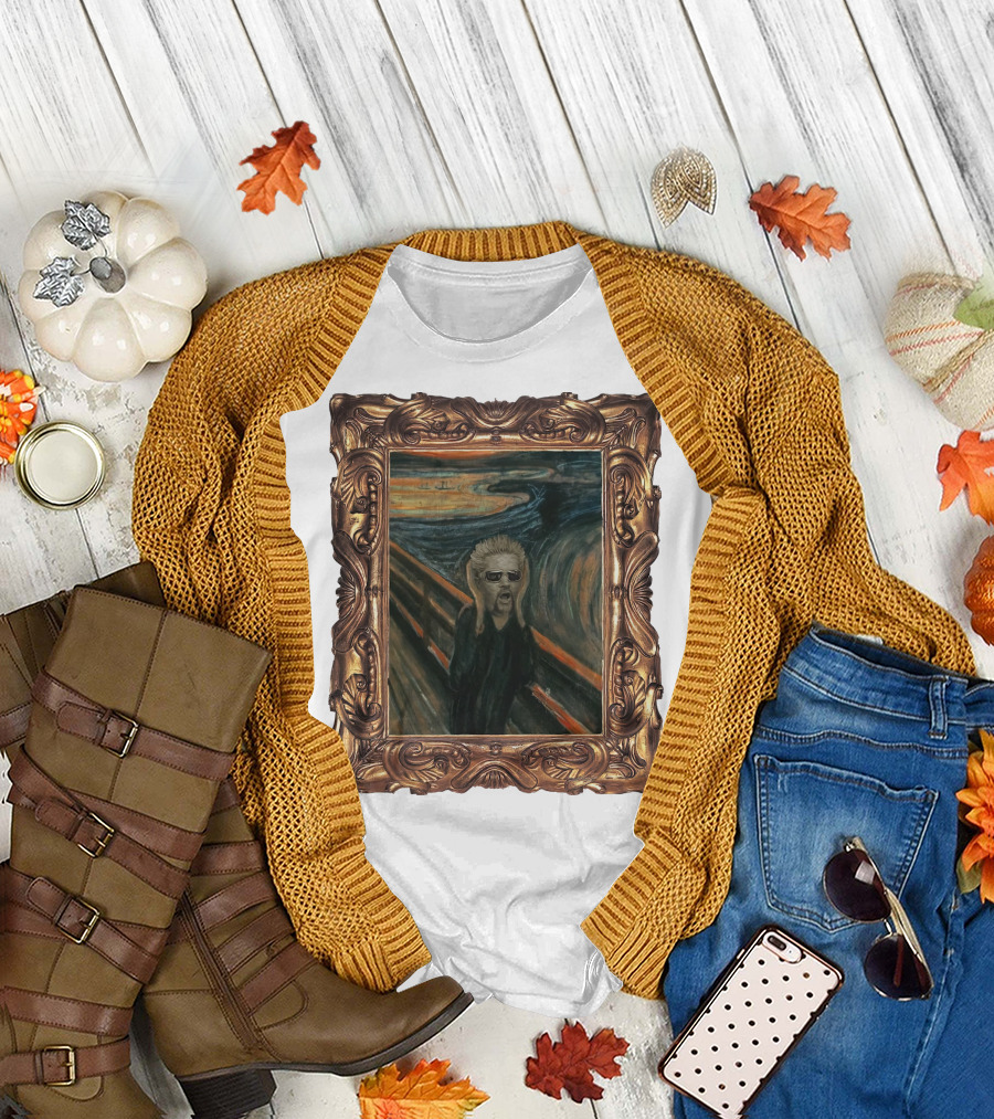 Guy Fieri The Scream Painting T-Shirt