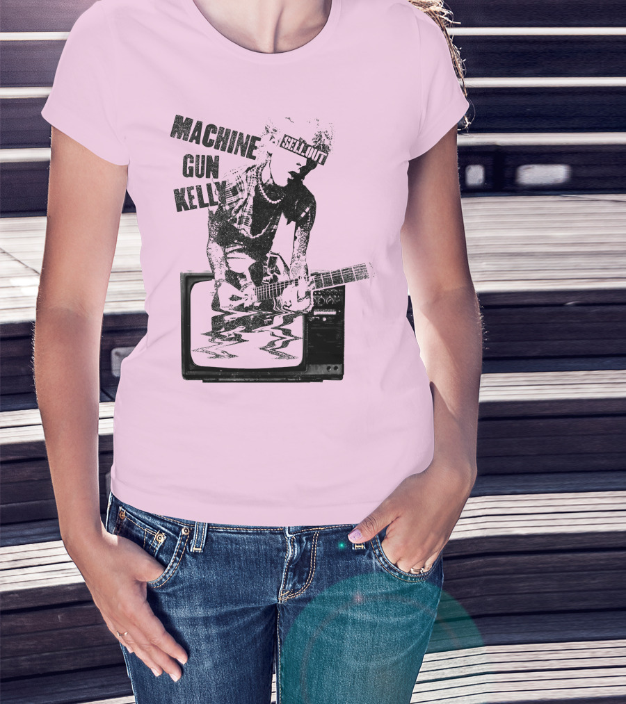 Machine Gun Kelly Sellout TV Guitar T-Shirt