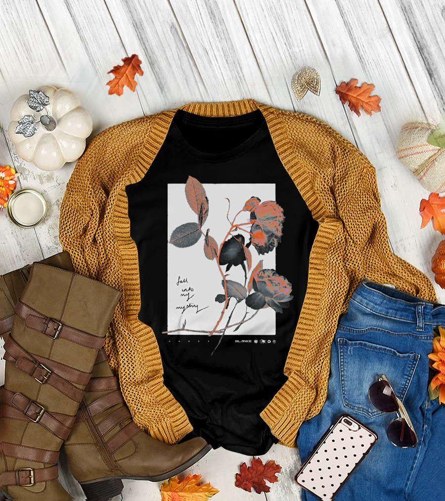 Blanke Fall Into My Mystery Roses T-Shirt