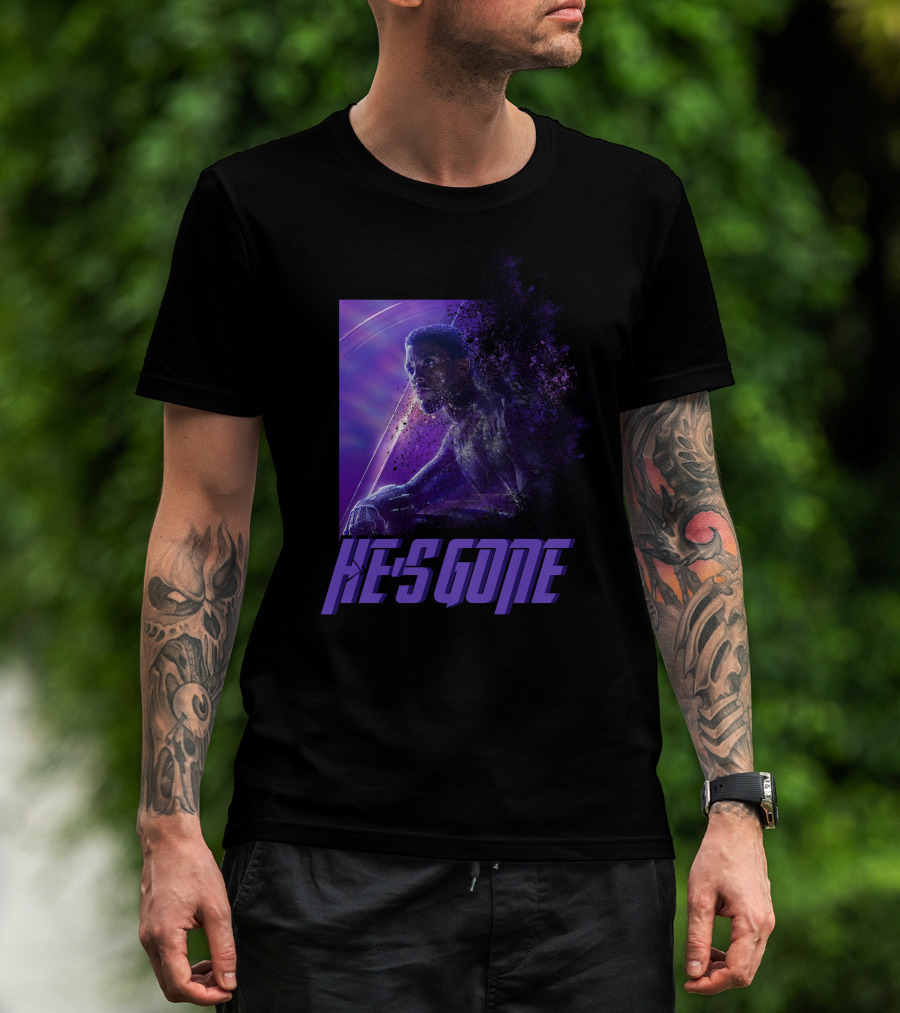 Black Panther He’s Gone Chadwick Boseman T-Shirt