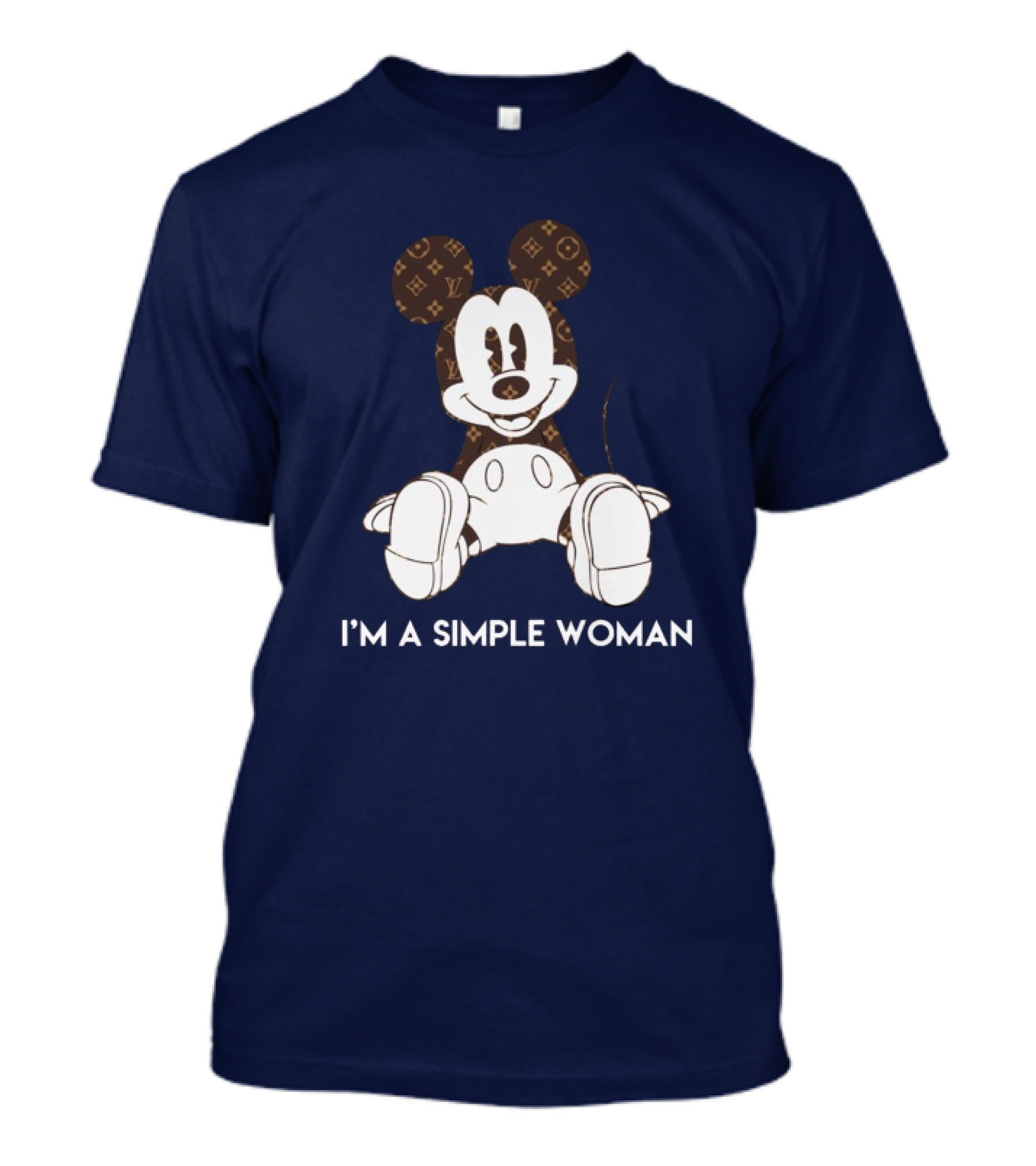 I'm A Simple Woman Mickey LV-Inspired T-Shirt