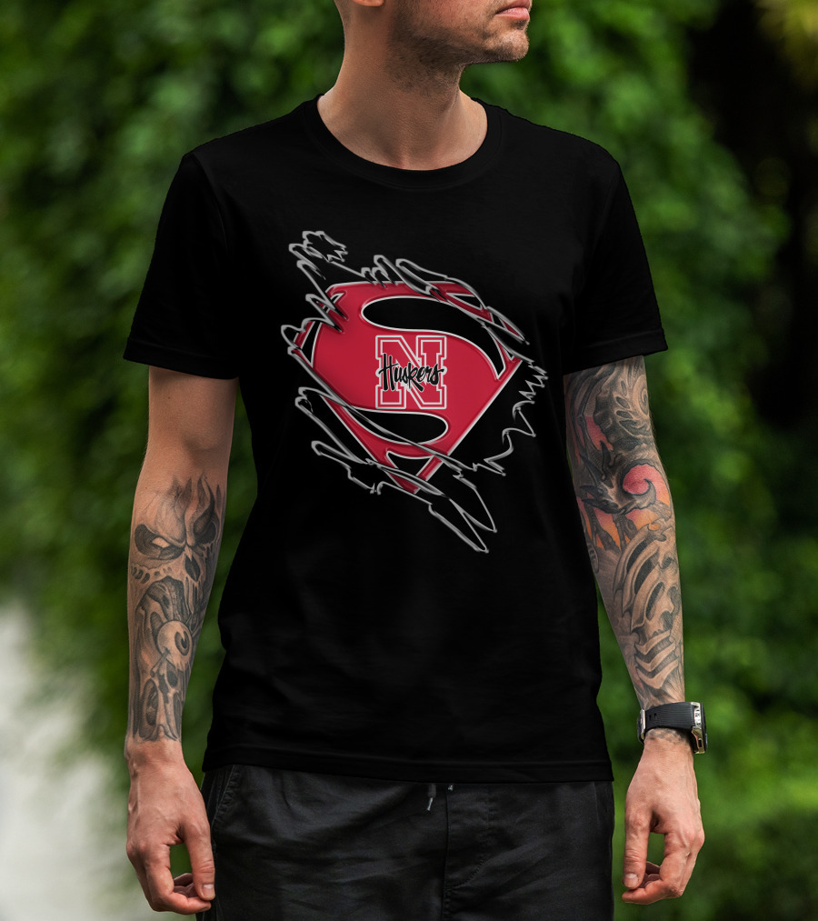 Nebraska Huskers Super Logo N T-Shirt