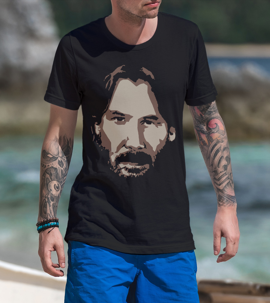 John Wick Movie Character Iconic Face T-Shirt