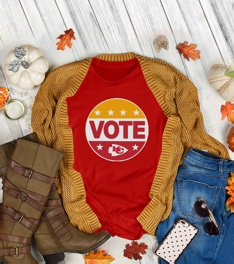 Kc Chiefs Vote Stars Emblem T-Shirt