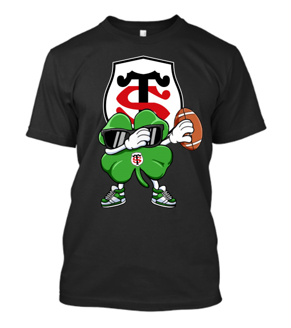 Stade Toulousain Shamrock Rugby Shield T-Shirt