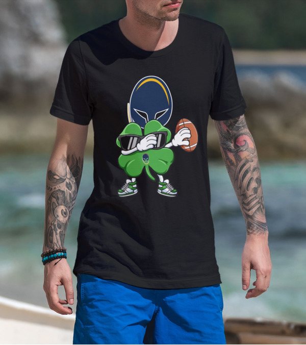 Worcester Warriors Football Shamrock Icon With Rugby Ball And Sunglasses T-Shirt