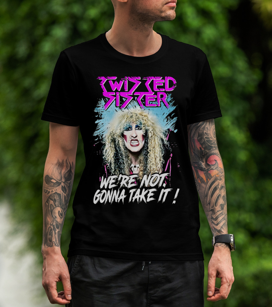 Twisted Sister We're Not Gonna Take It 80s Rock Band T-Shirt