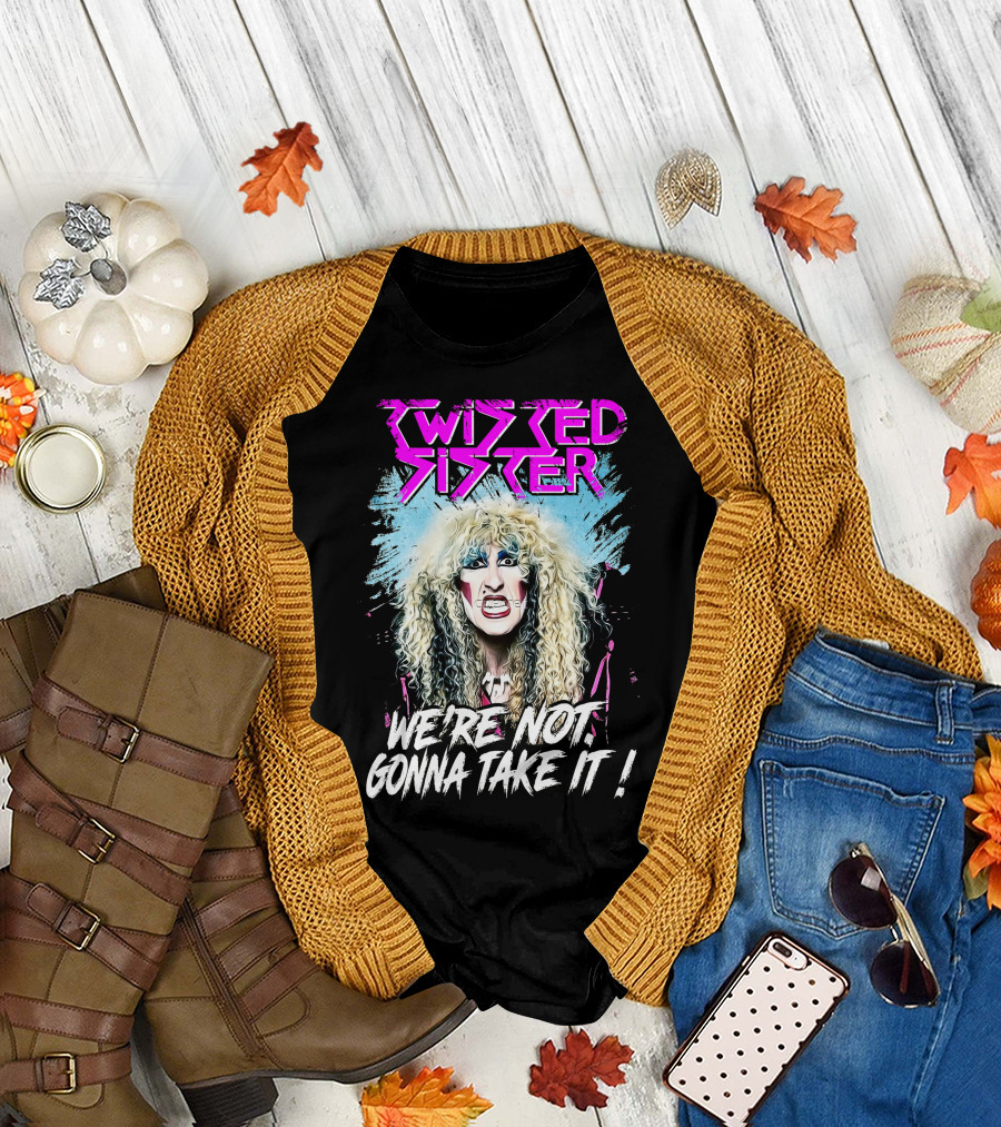 Twisted Sister We're Not Gonna Take It 80s Rock Band T-Shirt