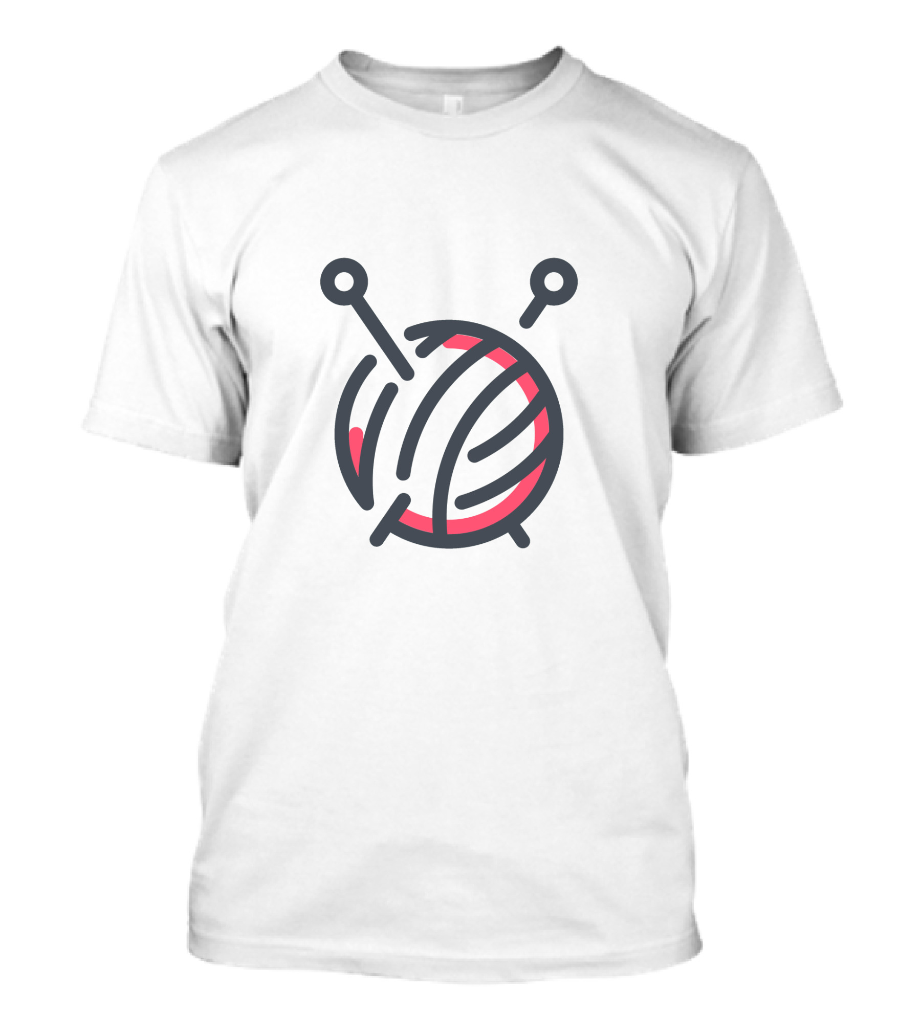 Yarn Ball With Knitting Needles T-Shirt