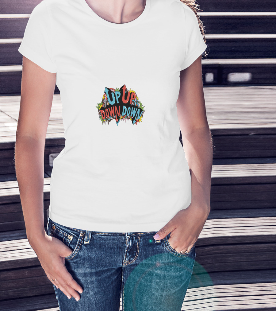 UP UP DOWN DOWN Arrows T-Shirt