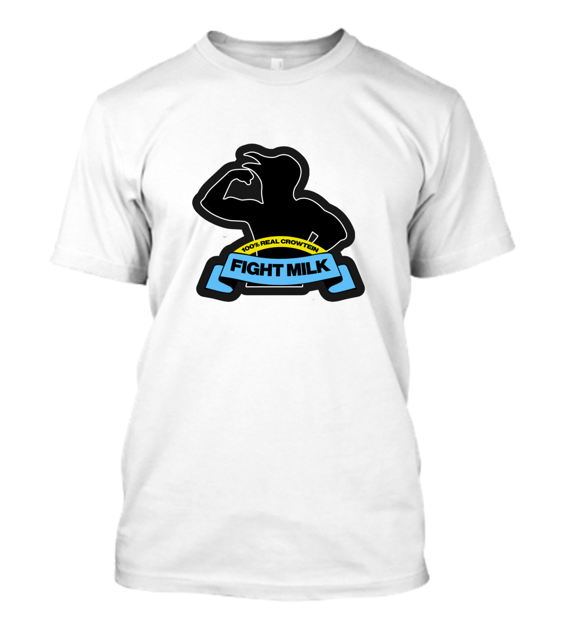 100% Real Crowtein Fight Milk T-Shirt