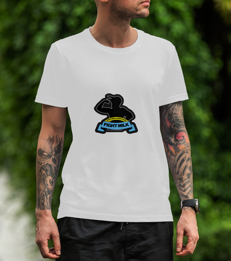 100% Real Crowtein Fight Milk T-Shirt