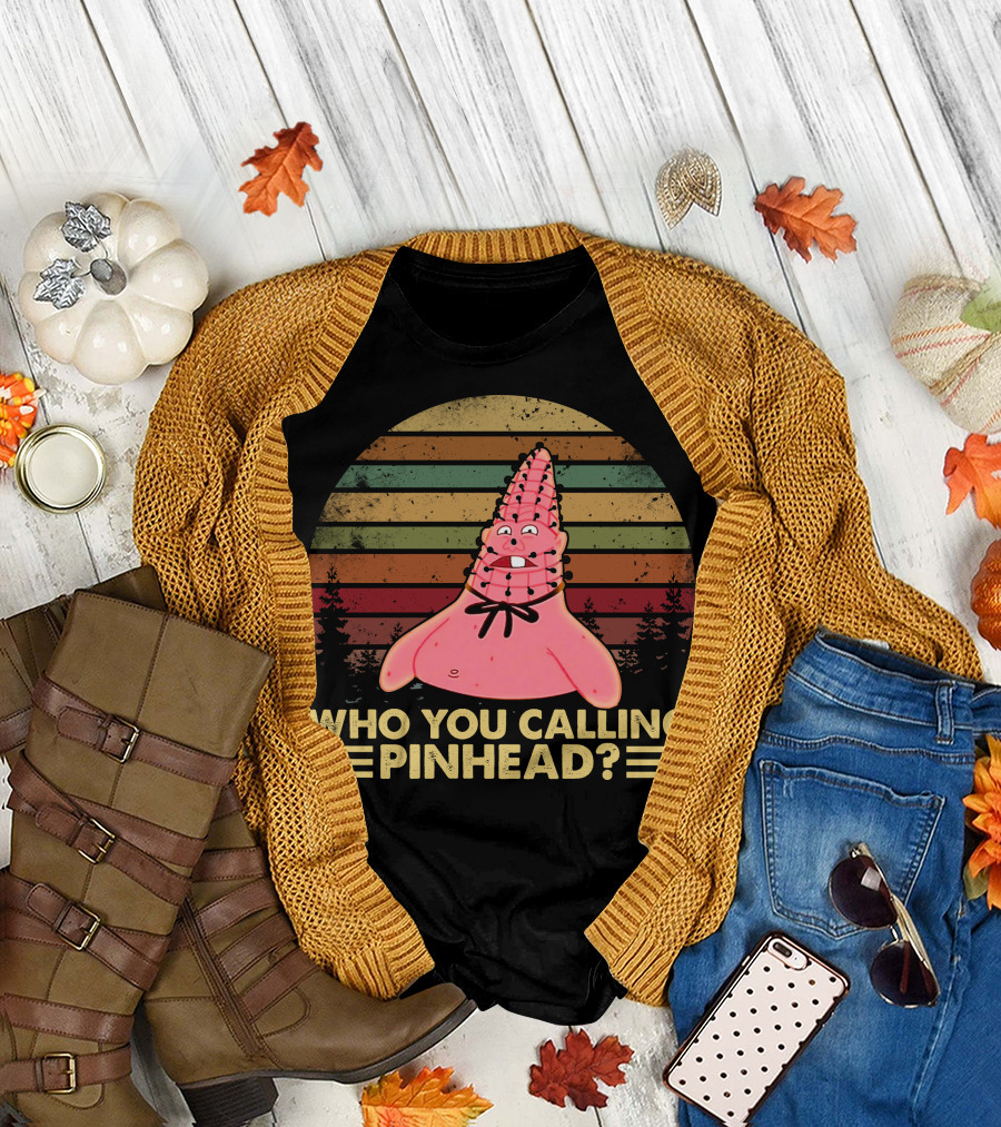Who You Calling Pinhead Vintage Retro Sunset T-Shirt