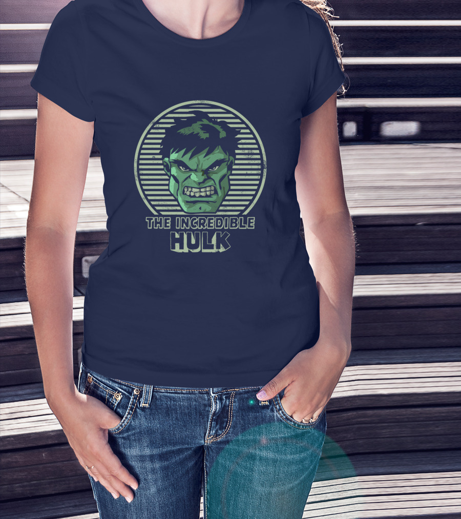 The Incredible Hulk Vintage Hulk Retro Face T-Shirt