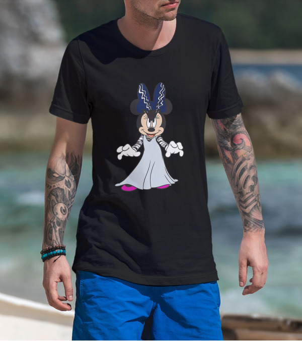 Minnie Mouse Halloween Frankenstein Costume Disney T-Shirt