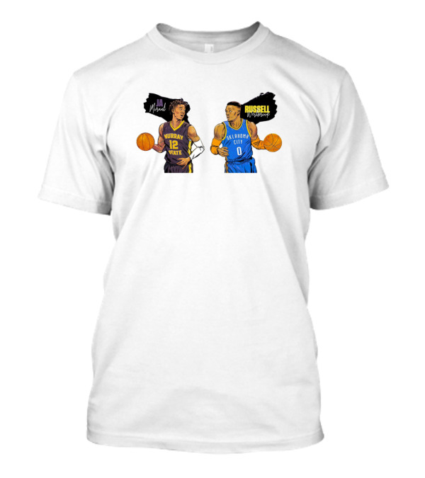 Ja Morant Vs Russell Westbrook Murray State Oklahoma City T-Shirt