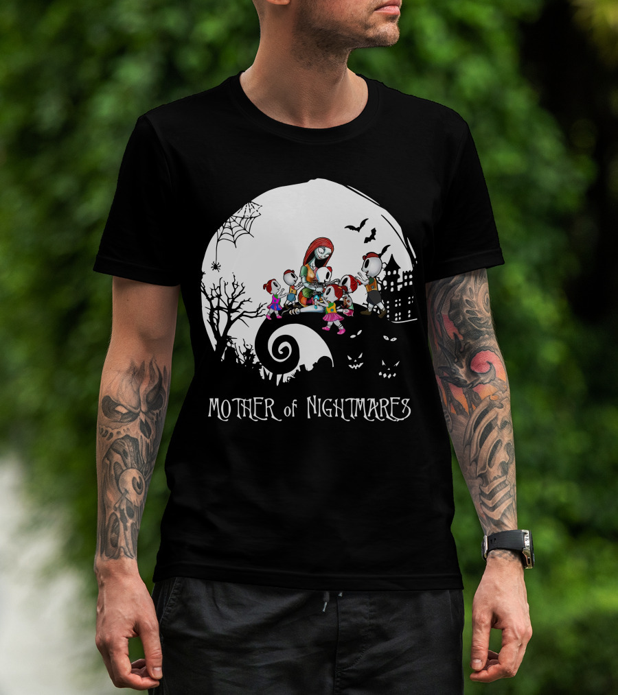 Mother Of Nightmares 3boys 3girls Halloween Scene T-Shirt