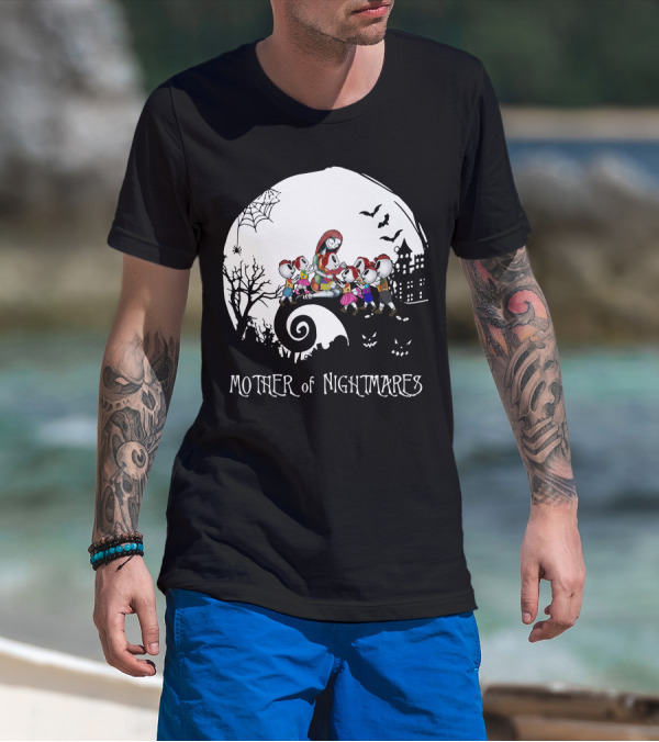 Mother Of Nightmares 4girls 3boys Halloween Characters T-Shirt