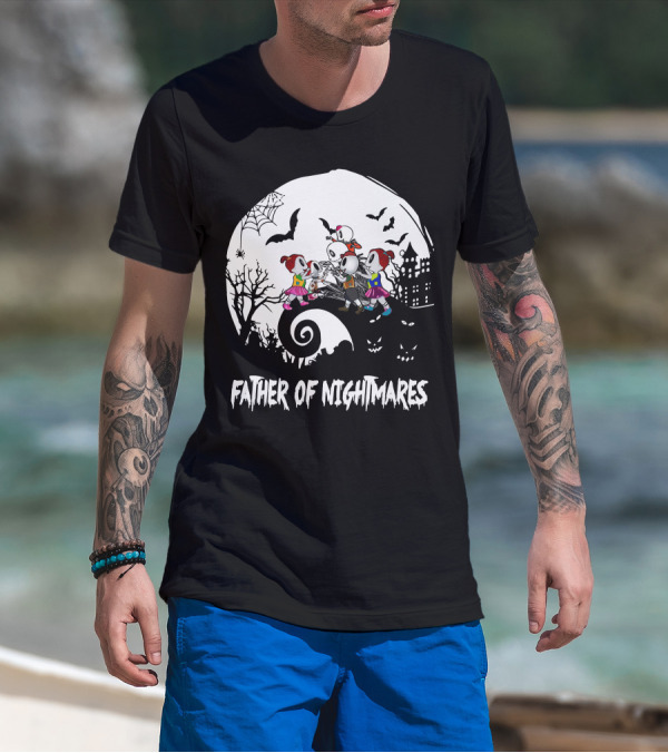 Father Of Nightmares Halloween Kids Scene T-Shirt