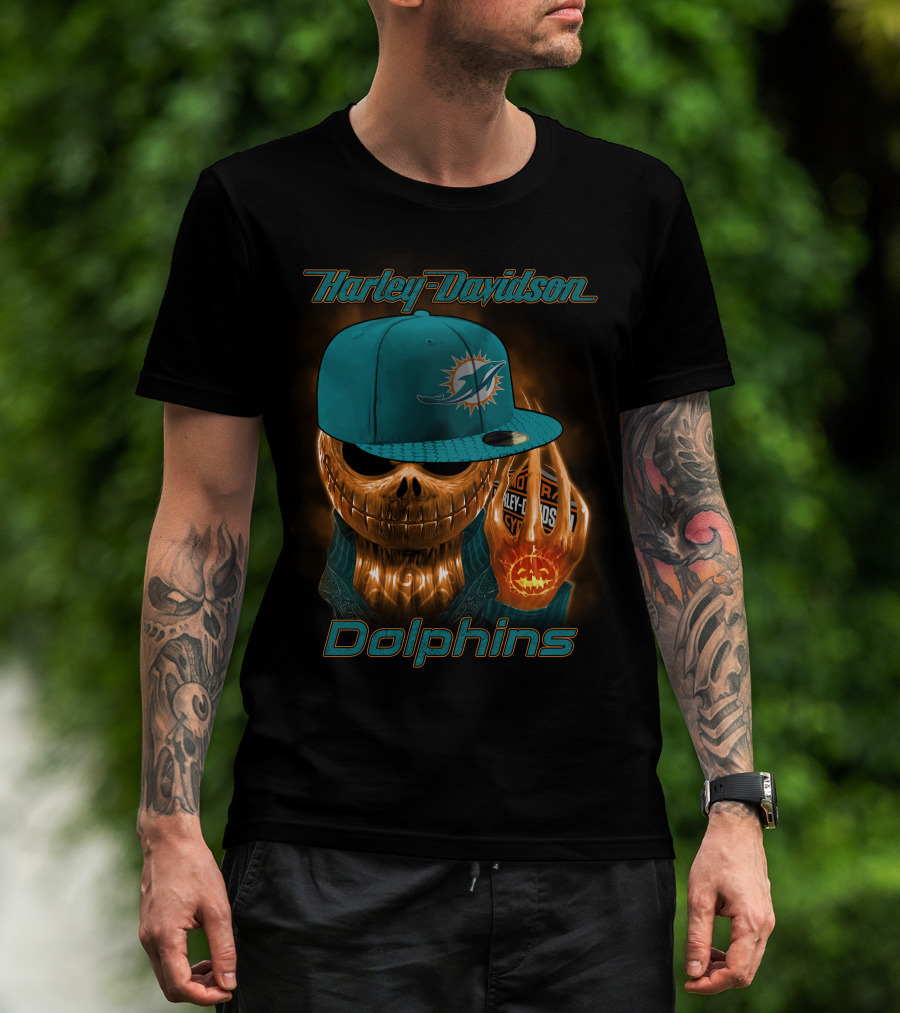 Harley Davidson Miami Dolphins T-Shirt