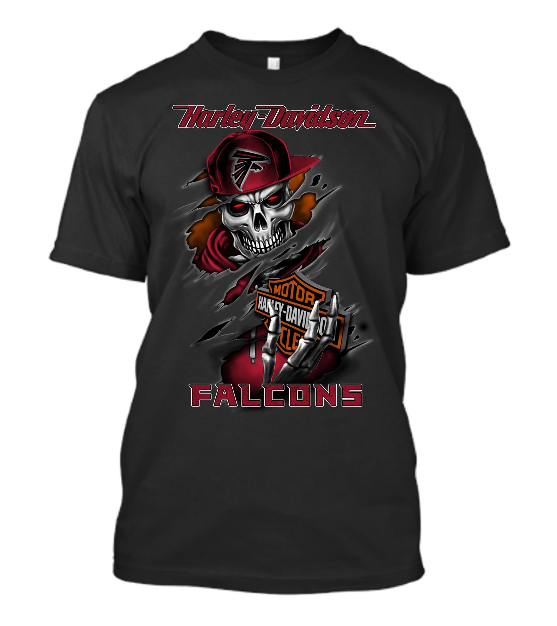 Harley Davidson Falcons Skull Logo 2020Af T-Shirt