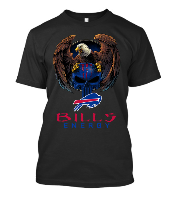 BILLS ENERGY Buffalo Bills Eagle Skull T-Shirt