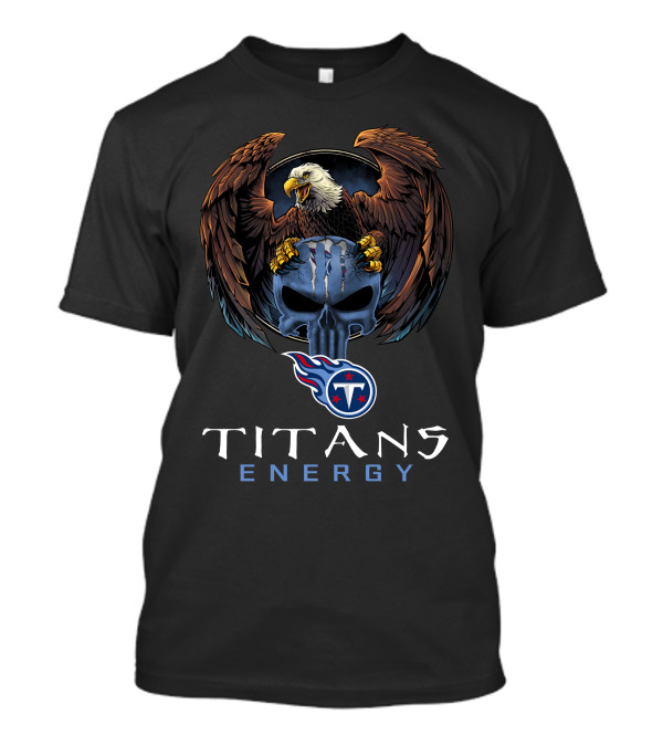 Titans Energy Tennessee Titans Eagle Skull T-Shirt