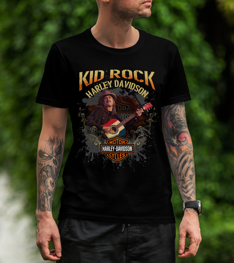 Kid Rock Harley Davidson Motorcycles T-Shirt