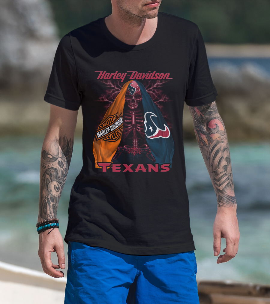 Harley Davidson Houston Texans T-Shirt
