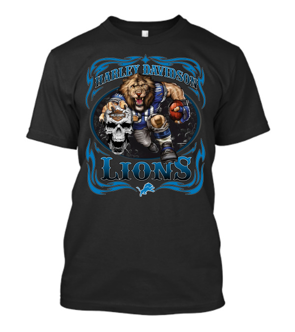 Harley Davidson Detroit Lions T-Shirt