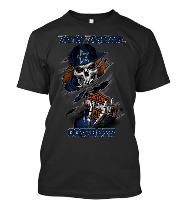 Harley Davidson Motor Harley Davidson Cycles Cowboys T-Shirt