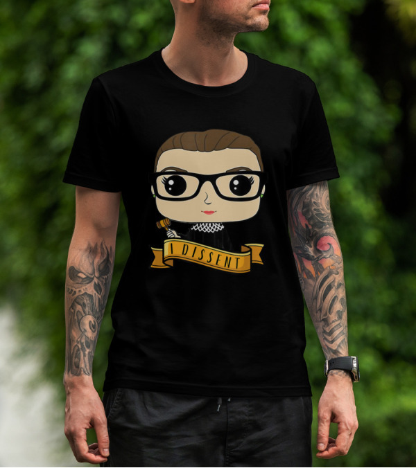 Cute RBG Ruth Bader Ginsburg I Dissent Pop Culture T-Shirt