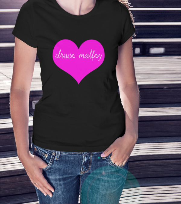 Draco Malfoy Heart Big Fun T-Shirt
