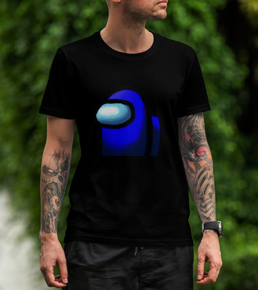 Among Us Crewmate Blue Character T-Shirt