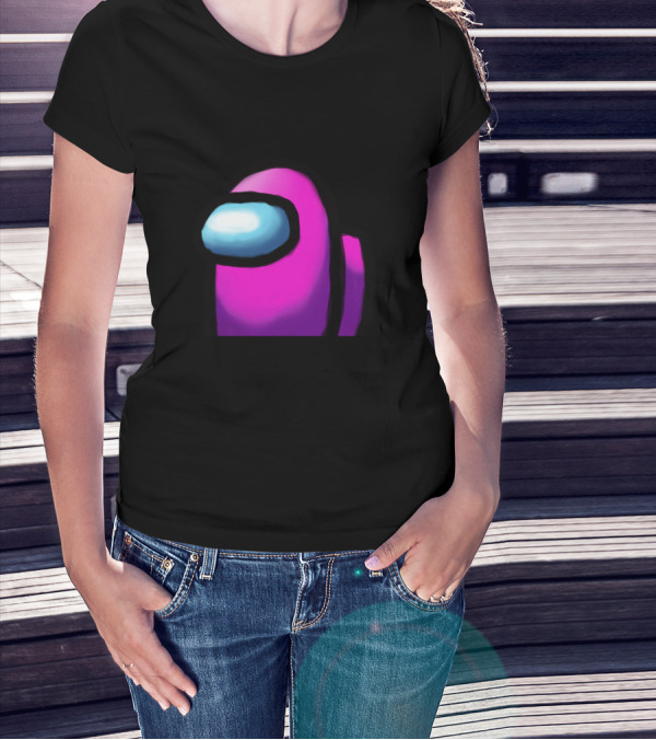 Among Us Pink Crewmate Character T-Shirt