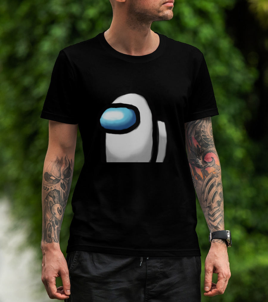 Among Us White Crewmate T-Shirt