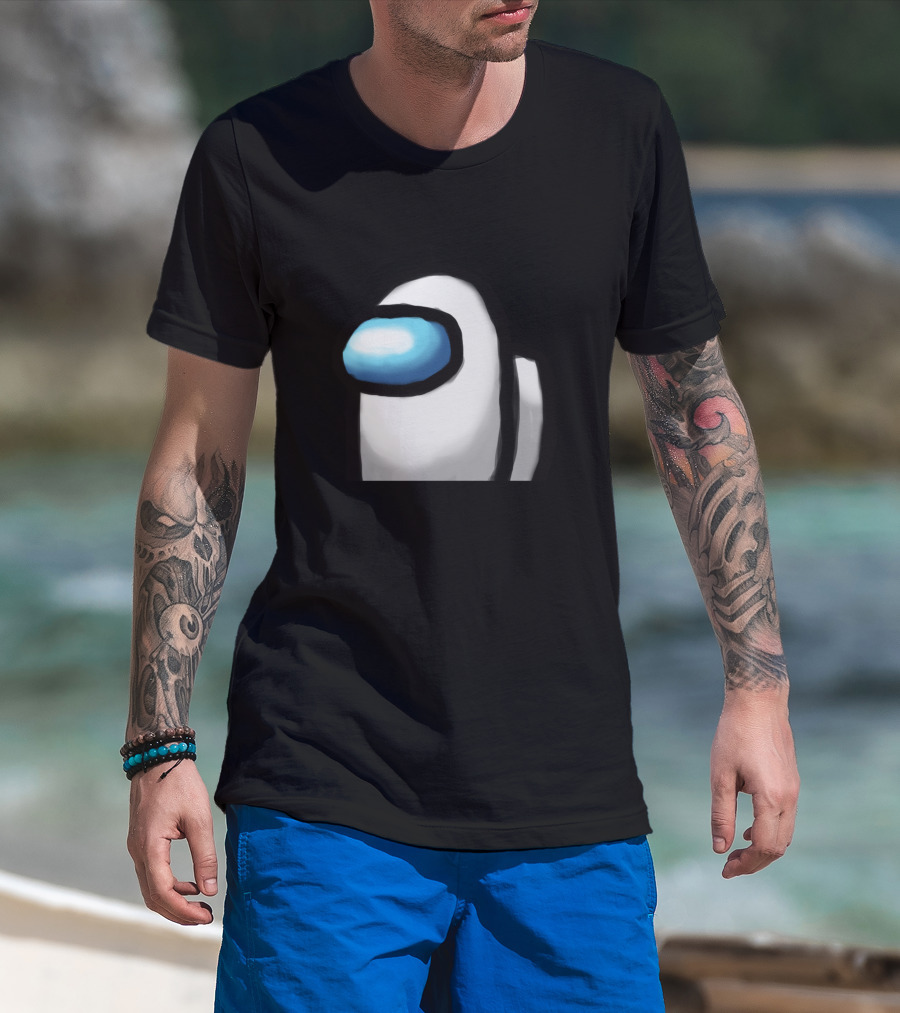 Among Us White Crewmate T-Shirt