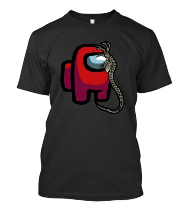Among Us Facehugger Alien Crossover T-Shirt