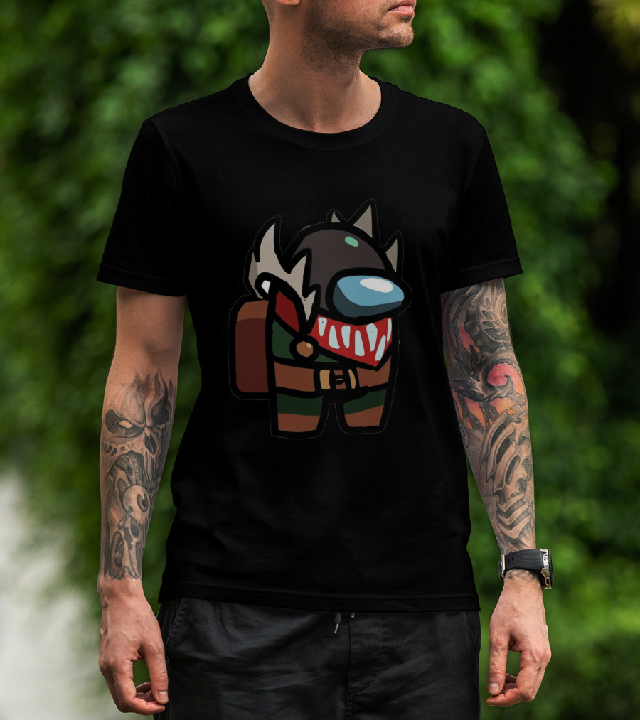 Among Us Pyke Crossover League Of Legends Character T-Shirt