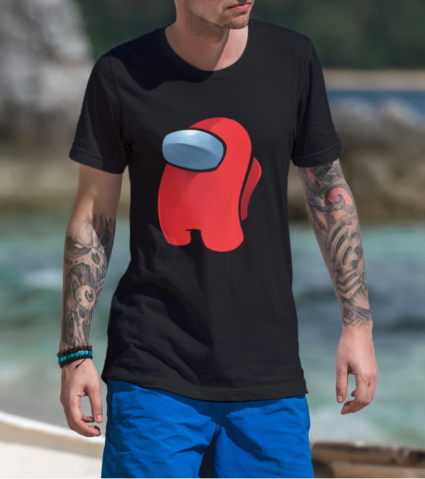 Among Us Crewmate Red Character T-Shirt