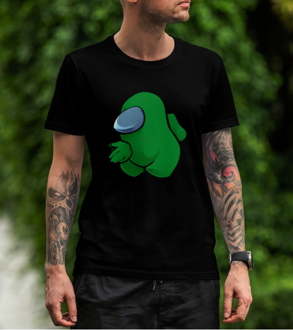 Sus Among Us Crewmate Dark Green T-Shirt