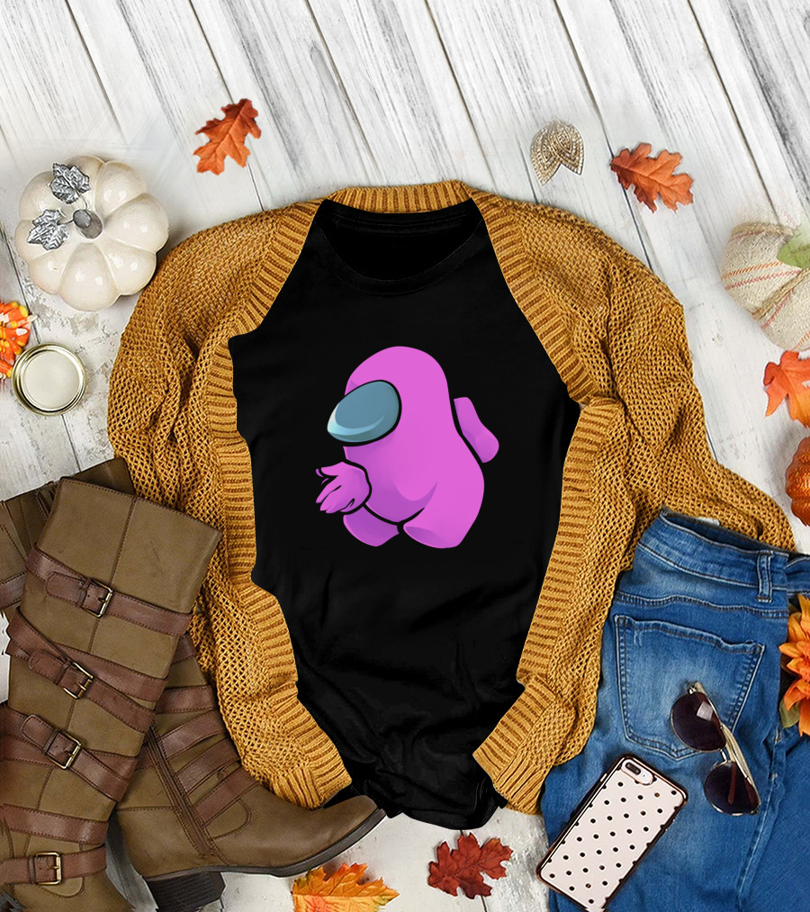 Sus Pink Crewmate Among Us T-Shirt