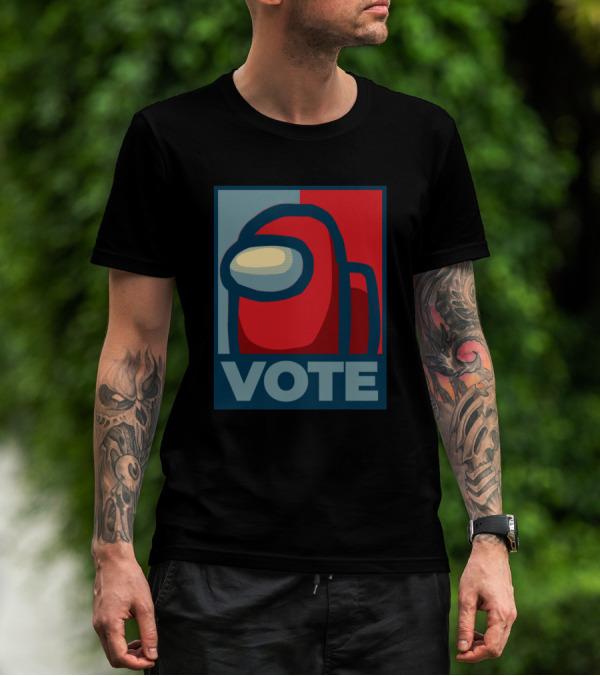 Vote Among Us Crewmate Red T-Shirt