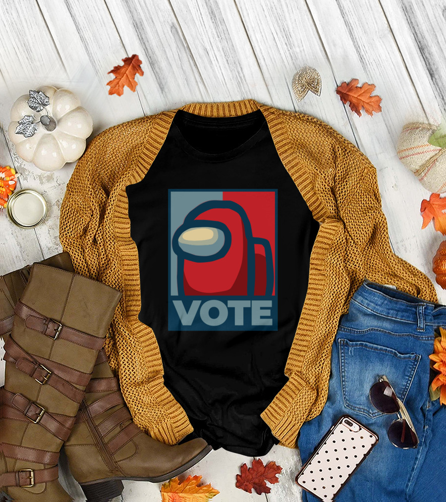 Vote Among Us Crewmate Red T-Shirt